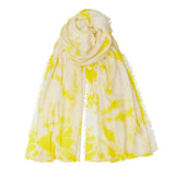 Somerville Scarves Pashmina Tie Dye Yellow