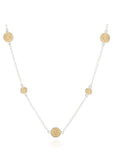 Anna Beck Long Mini Disc Chain Necklace