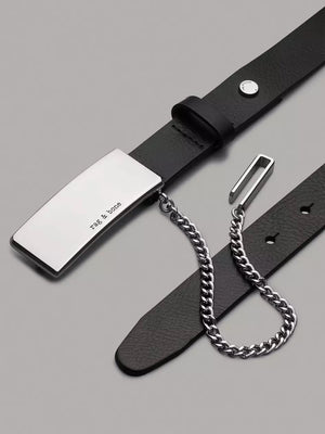 Rag And Bone Roni Chain Belt Black