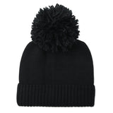 Somerville Scarves Cashmere Bobble Hat Black
