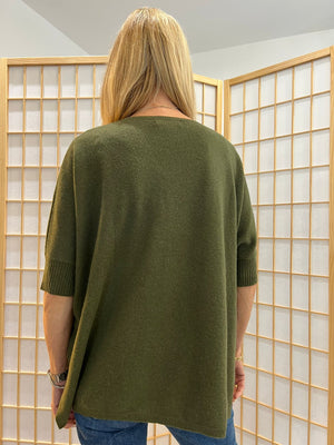 Not Shy Aimee Jumper Army