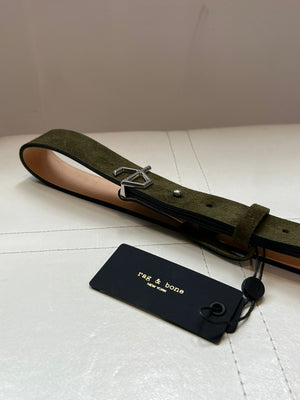 Rag And Bone Anniversary Belt Olive