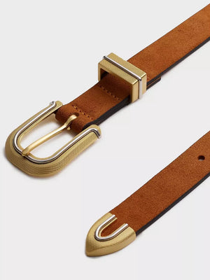 Rag And Bone Ventura Belt Brown