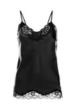 Goldhawk Floral Lace Cami in Black