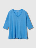 Not Shy Emilie Tee in Touareg Blue