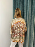 Not Shy Ikat Cape in Hennie