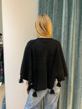 Not Shy Faxian Cape in Black