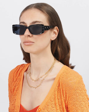 For Arts Sake Cushion Sunglasses in Black