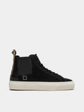 Date Sonica High Leather Trainers in Black