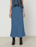 2Nd Day Cleo Midi Skirt in Harbour Blue