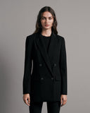 Rag And Bone Andie Twill Blazer in Black