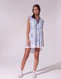 Poupette St Barth Sasha Mini Dress Sasha in Tulip Blue