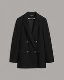 Rag And Bone Andie Twill Blazer in Black