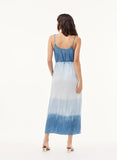 Bella Dahl Cowl Neck Tie-Dye Maxi Dress in Mykonos Print