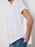 Not Shy Zoe Tee in White