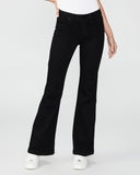 Paige Genevieve Flare jeans in Black Shadow