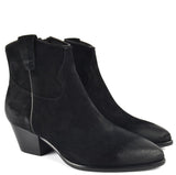 Ash Houston Ankle Boots in Baby Soft Black