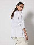 Not Shy Emilie Tee in White