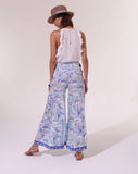 Poupette St Barth Soledad Pants in Blue Tulip