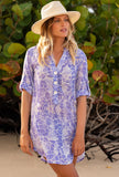 Sophie Alexia Beach Shirt Lilac Pebbles LILAC