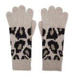 Somerville Scarves Leopard Gloves